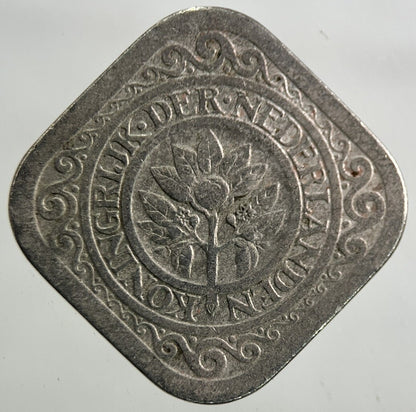 1914 Netherlands 5 Cents Coin | Collectable Grade