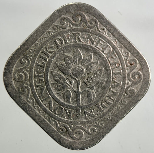 1914 Netherlands 5 Cents Coin | Collectable Grade