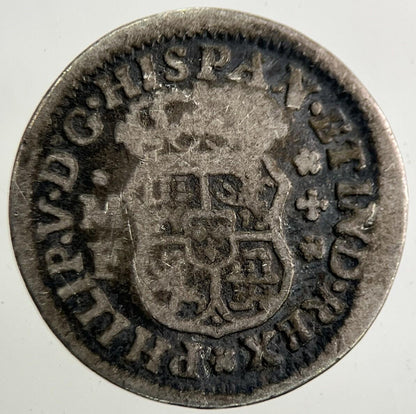 1739 Spain Mexico 1/2 Half Real Silver Coin | Collectable Grade