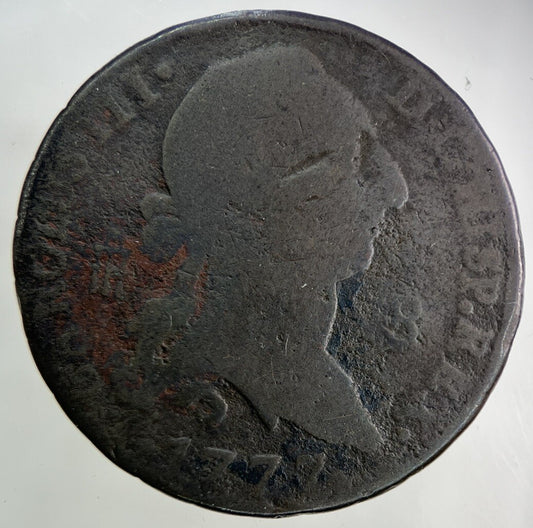 1777 Spain 8 Maravedis Coin | Collectable Grade