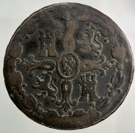 1830 Spain 8 Maravedis Coin | Collectable Grade