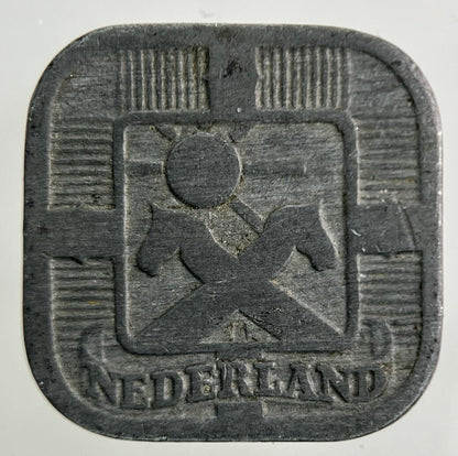 1941 Netherlands 5 Cents Coin | Fine Collectable Grade