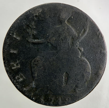 1748 George III 3rd Half-Penny Evasion Coin | Fine Collectable Grade