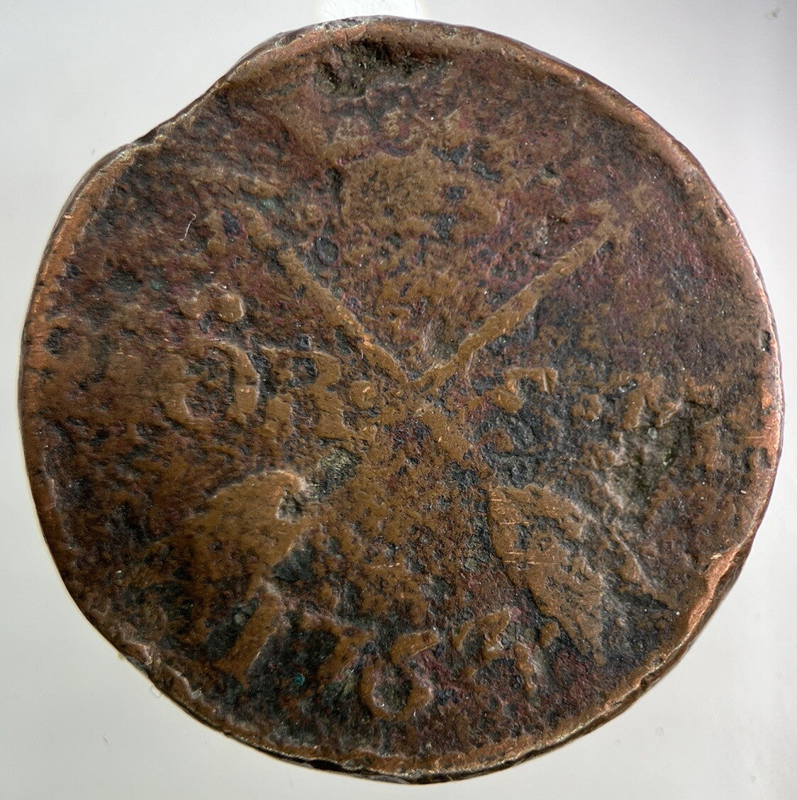 1763 Sweden 2 Ore Coin | Fair Grade