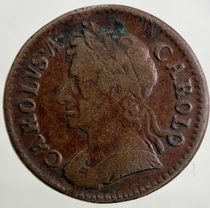 1675 Charles II 2nd Farthing Coin | Fine Collectable Grade