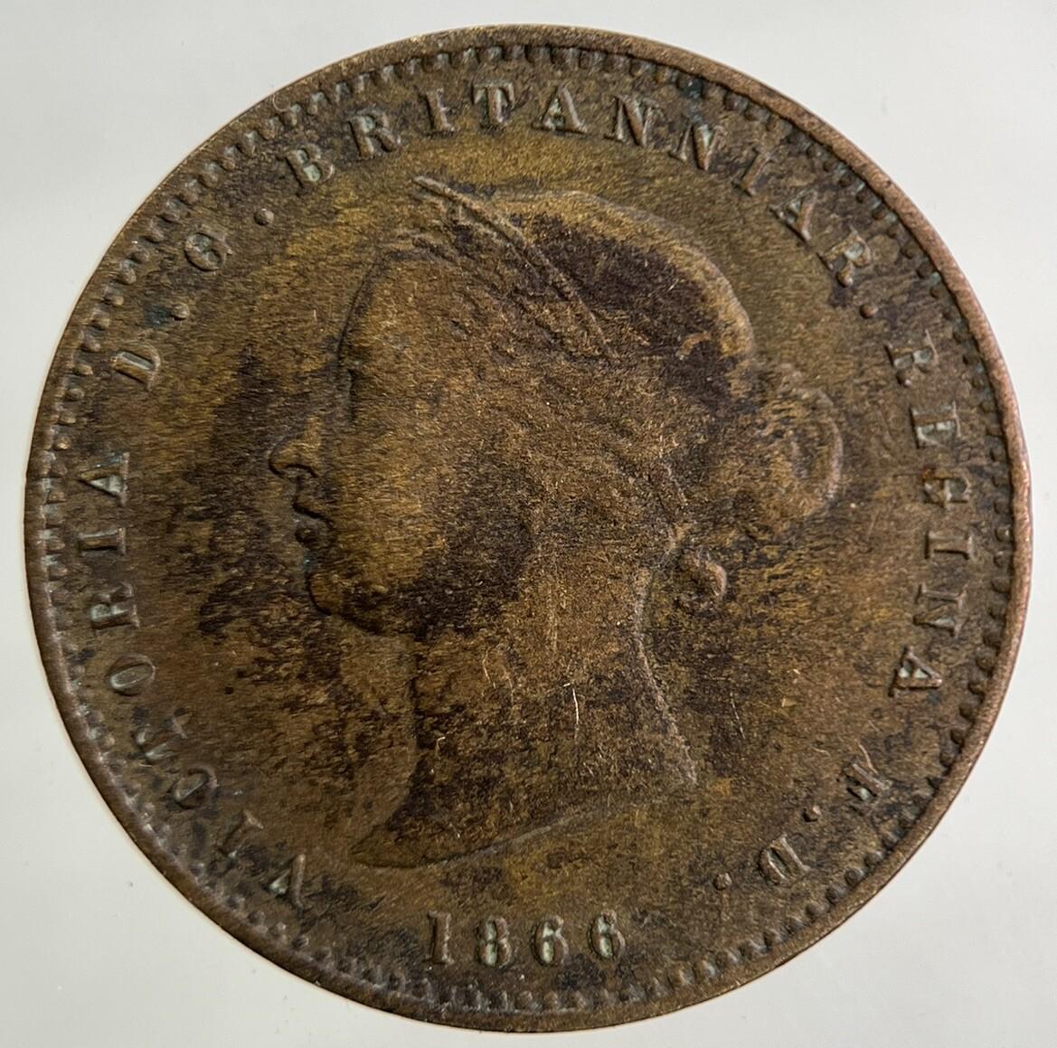 1866 Jersey 1/26 One Twenty-Sixth Of A Shilling Coin | Collectable Grade