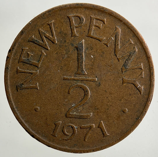 1971 Guernsey New Half-Penny Coin | Fine Collectable Grade