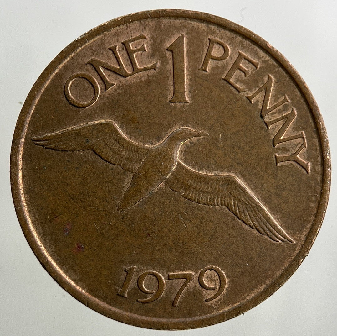 1979 Guernsey One Penny Coin | Fine Collectable Grade