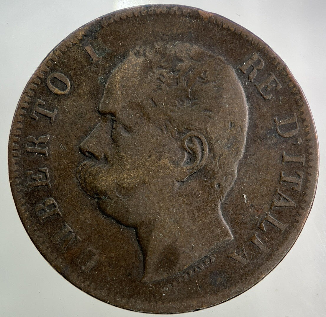 1893 Italy 10 Centesimi Coin | Collectable Grade