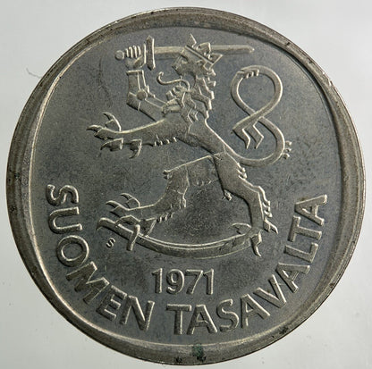 1971 Finland 1 Markka Coin | Fine Collectable Grade