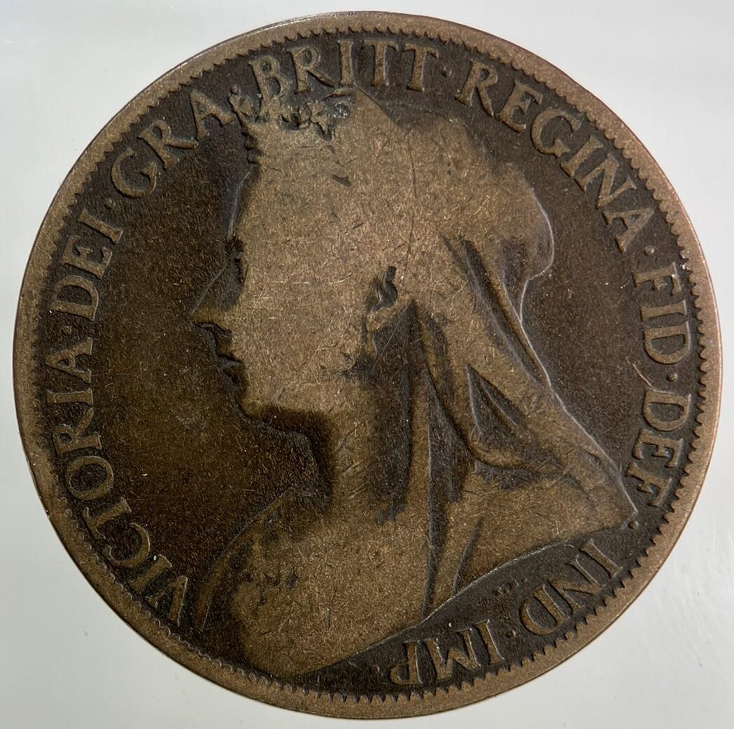 1897 Victoria One Penny Coin | Collectable Grade