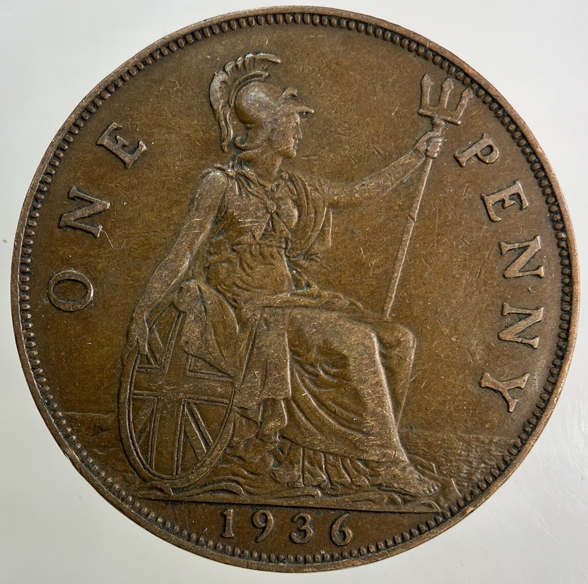 1936 George V One Penny Coin | Fine Collectable Grade