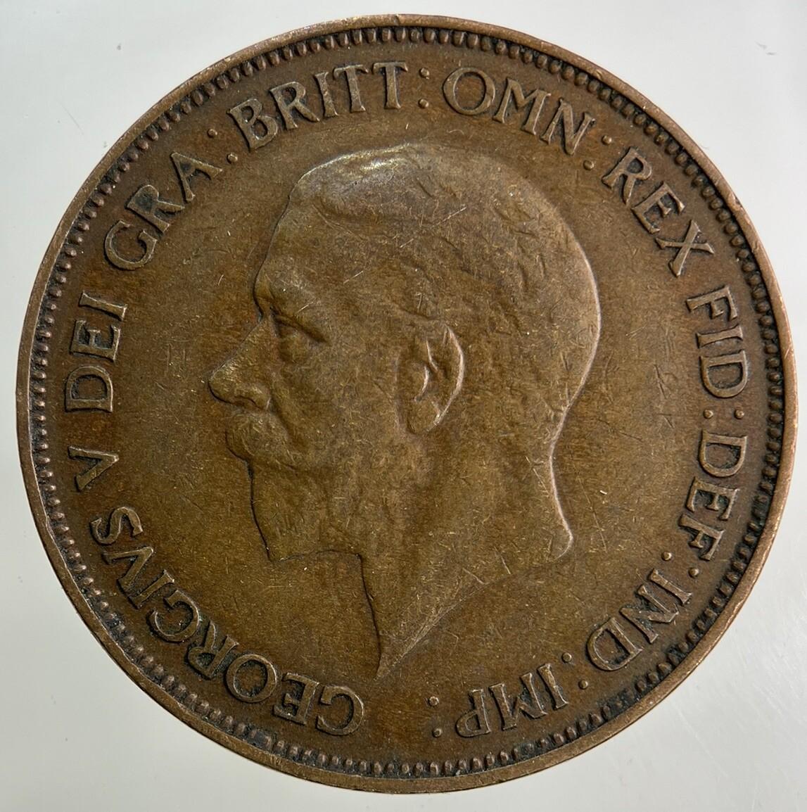 1936 George V One Penny Coin | Fine Collectable Grade