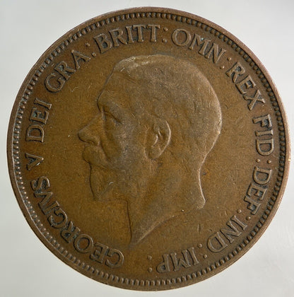 1936 George V One Penny Coin | Fine Collectable Grade