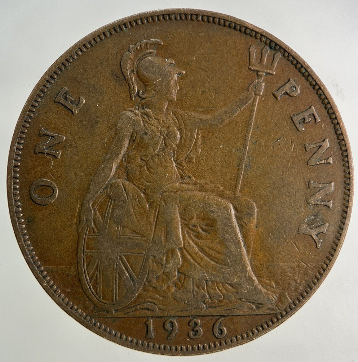 1936 George V One Penny Coin | Fine Collectable Grade