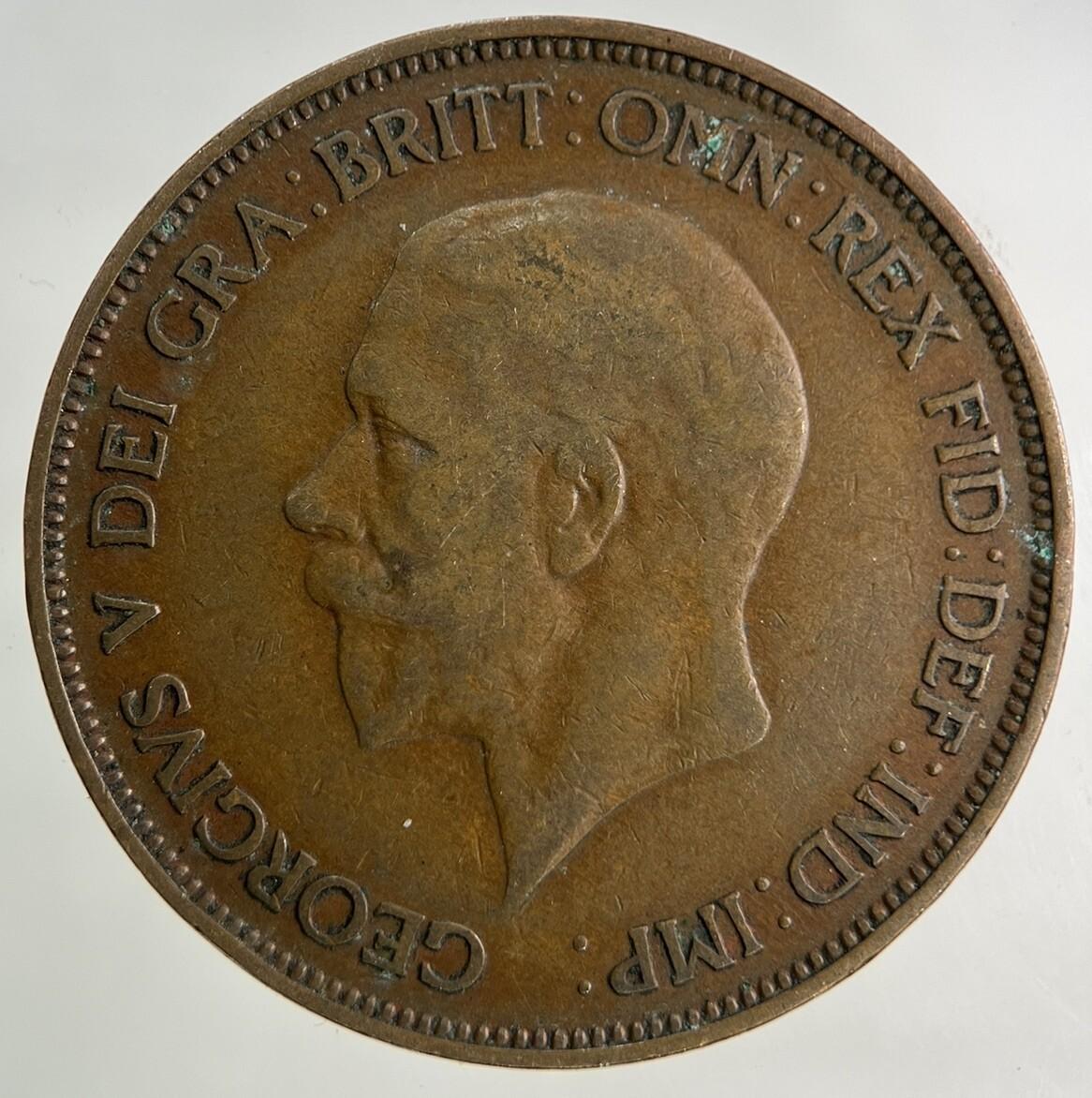 1936 George V One Penny Coin | Fine Collectable Grade