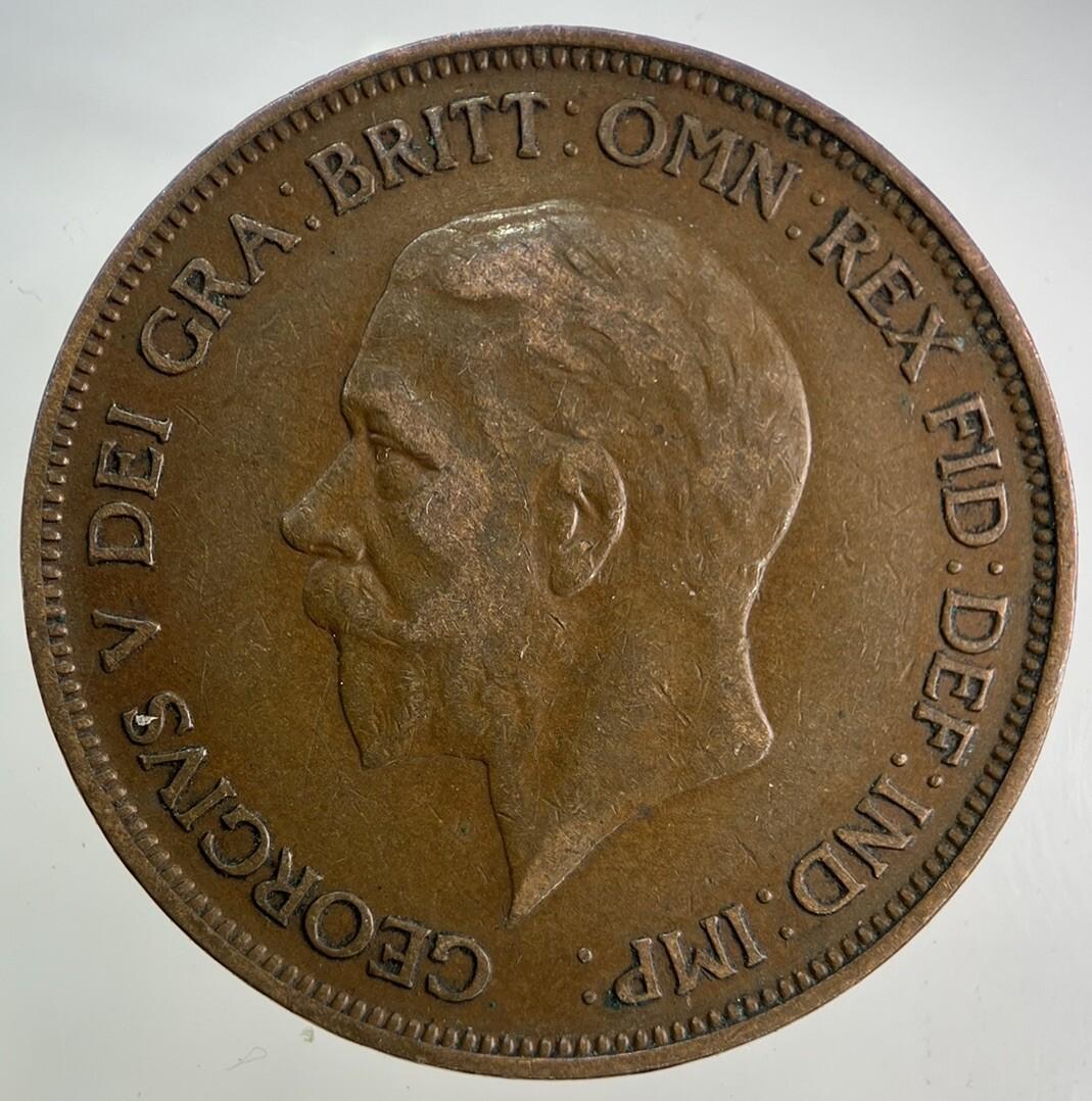 1936 George V One Penny Coin | Fine Collectable Grade