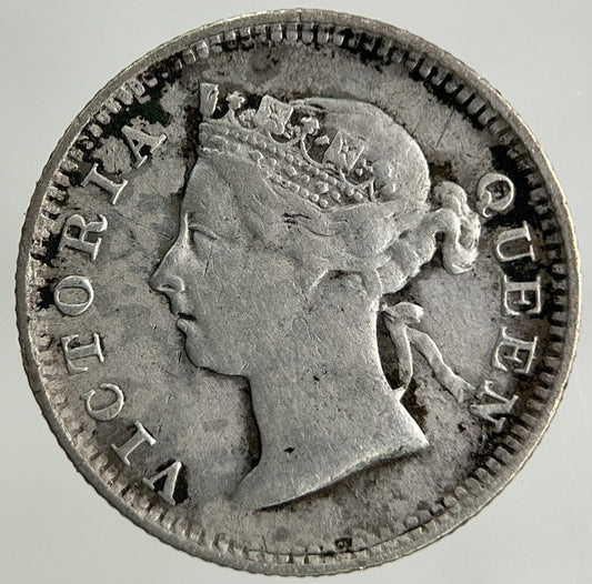 1899 Hong Kong 10 Cents Silver Coin | Fine Collectable Grade