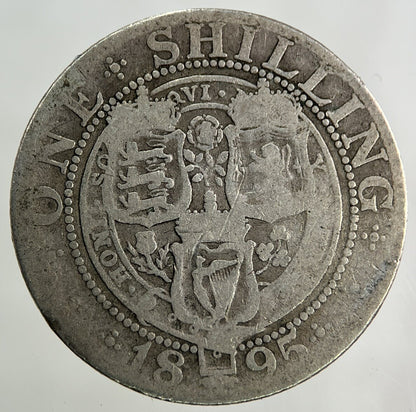 1895 Victoria Shilling Silver Coin | Collectable Grade