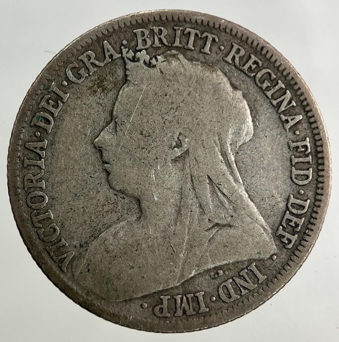 1899 Victoria Shilling Silver Coin | Fine Collectable Grade