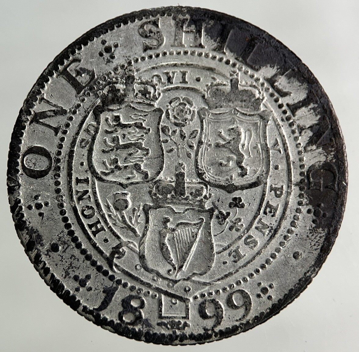 1899 Victoria Shilling Silver Coin | Fine Collectable Grade