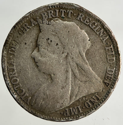 1897 Victoria Sixpence Silver Coin | Collectable Grade