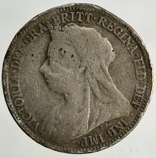 1897 Victoria Sixpence Silver Coin | Collectable Grade