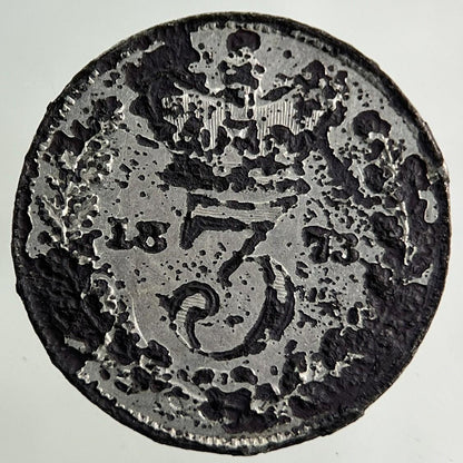 1873 Victoria Threepence Silver Coin | Collectable Grade