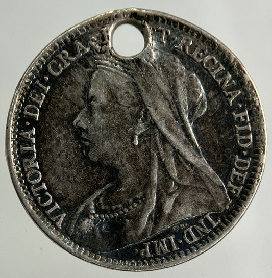 1896 Victoria Threepence Silver Coin | Fine Collectable Grade