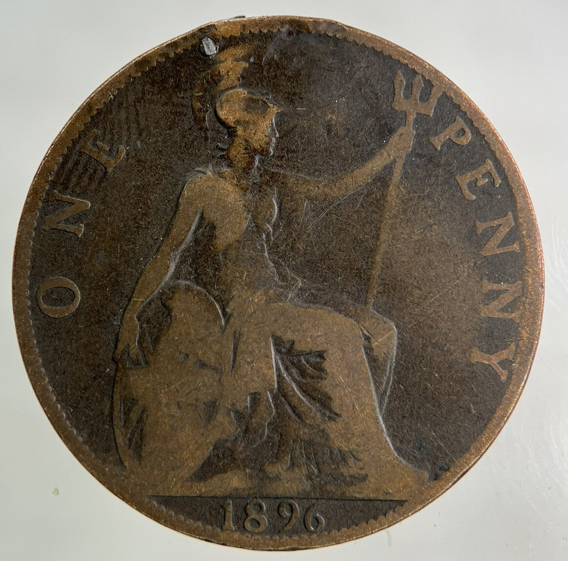 1896 Victoria One Penny Coin | Collectable Grade