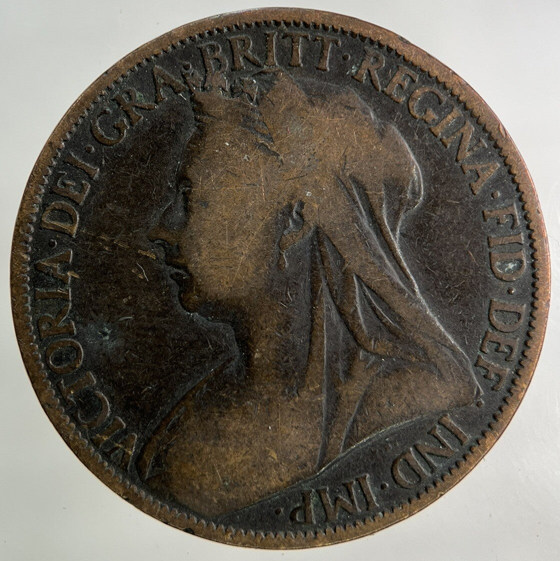 1897 Victoria One Penny Coin | Collectable Grade