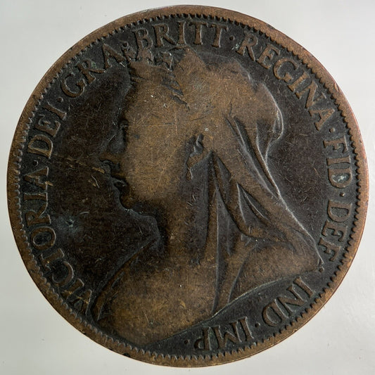 1897 Victoria One Penny Coin | Collectable Grade