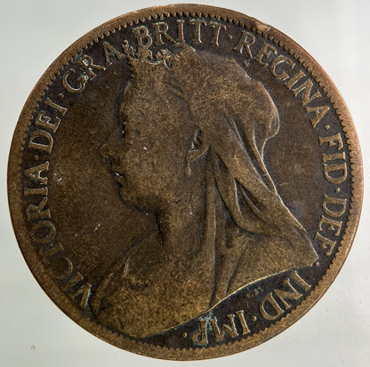 1899 Victoria One Penny Coin | Collectable Grade