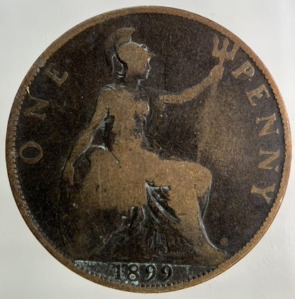 1899 Victoria One Penny Coin | Collectable Grade