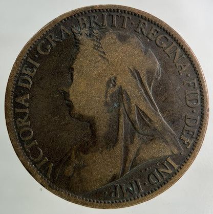 1896 Victoria One Penny Coin | Collectable Grade