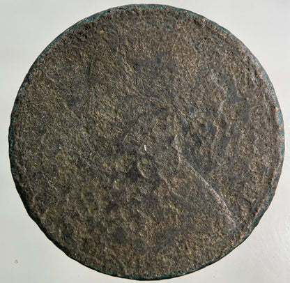 1866 Victoria One Penny Coin | Worn Grade