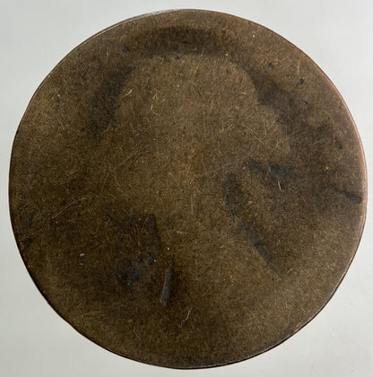 1865 Victoria Half-Penny Coin | Worn Grade