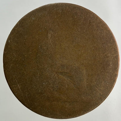 1864 Victoria Half-Penny Coin | Worn Grade