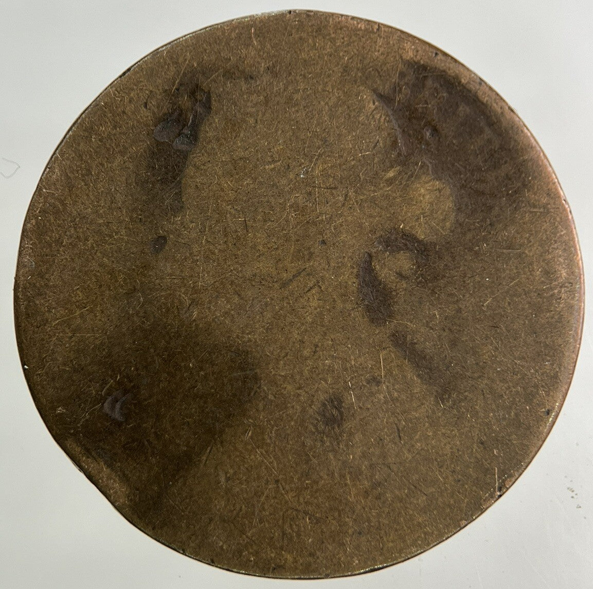 British Victoria Half-Penny Coin | Worn Grade