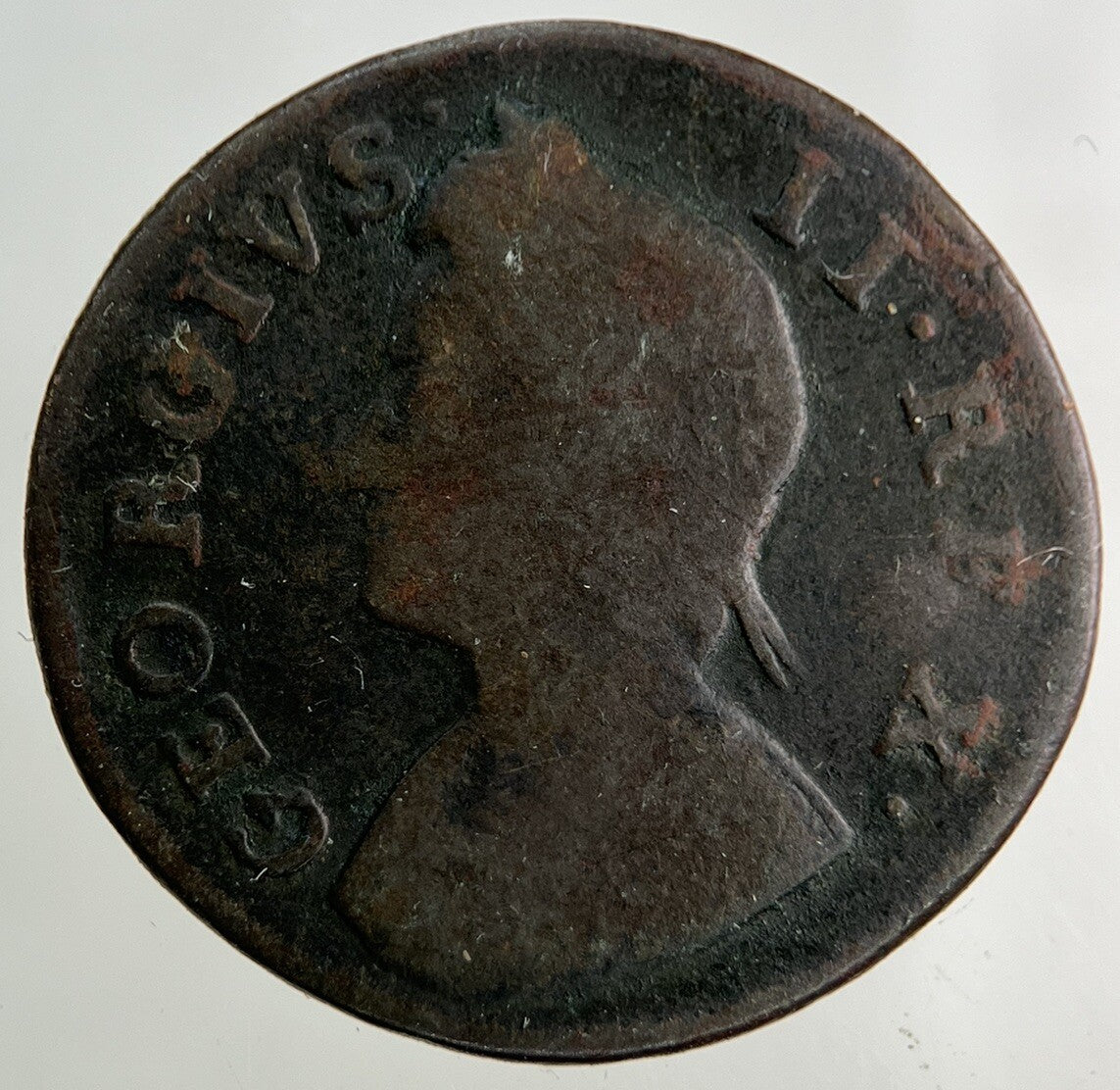 1739 George II 2nd Farthing Coin | Collectable Grade