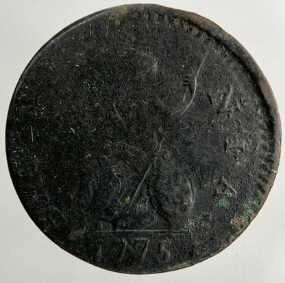 1775 George III 3rd Farthing Coin | Fine Collectable Grade