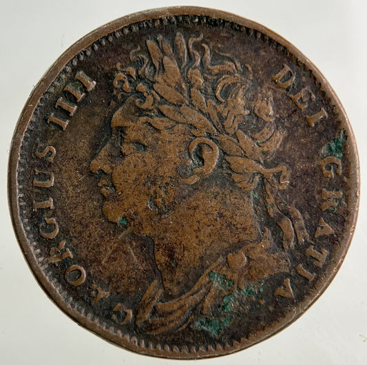 1825 George IV Farthing Coin | Fine Collectable Grade