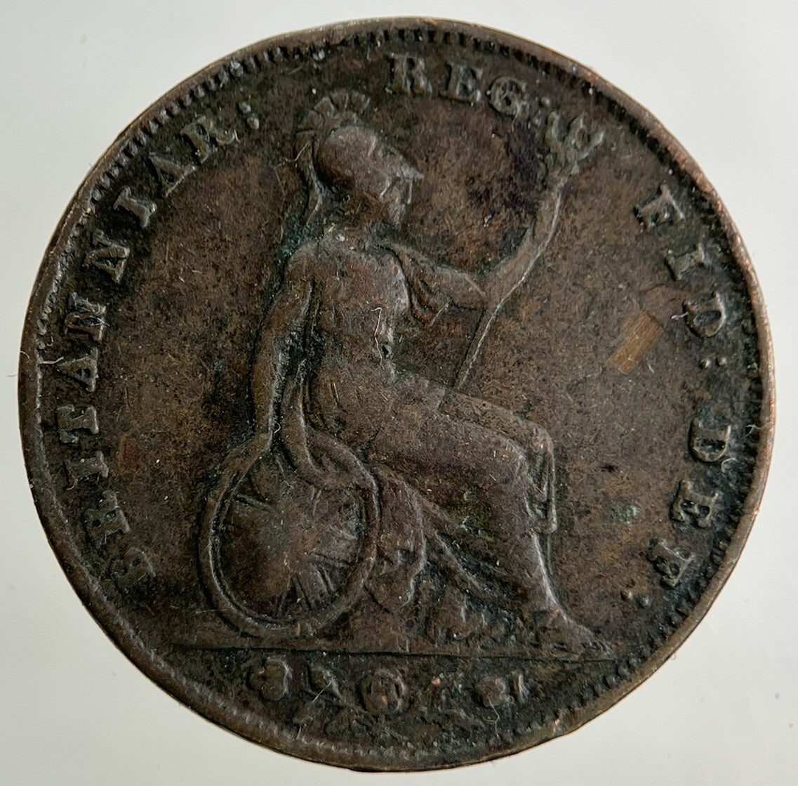 1853 Victoria Farthing Coin | Fine Collectable Grade