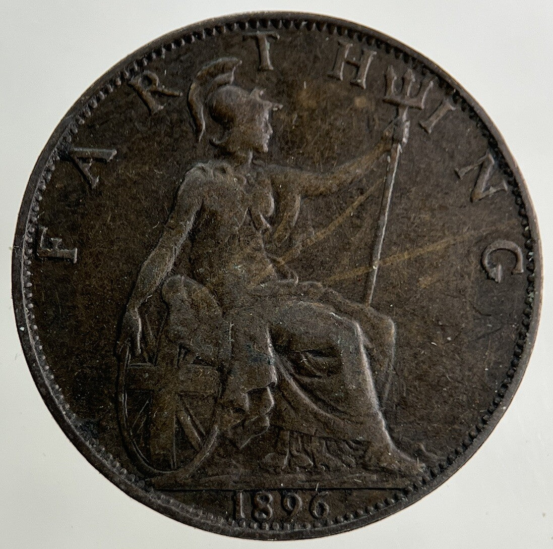 1896 Victoria Farthing Coin | Fine Collectable Grade
