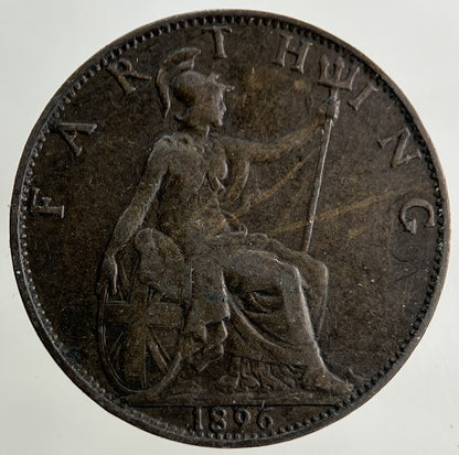 1896 Victoria Farthing Coin | Fine Collectable Grade