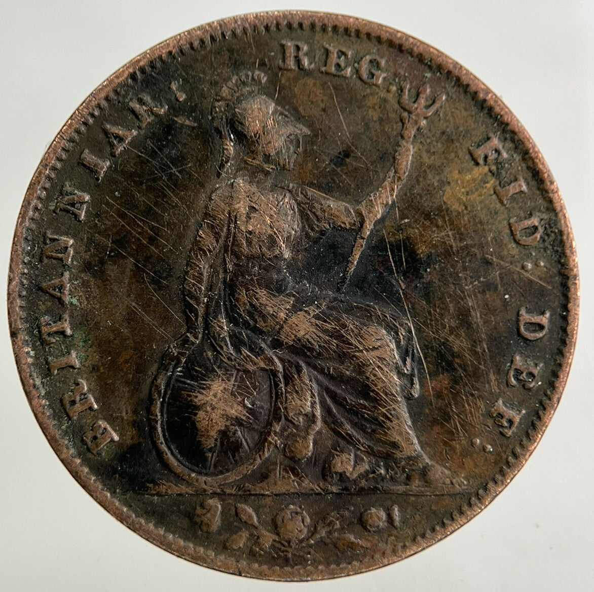 1854 Victoria Farthing Coin | Collectable Grade