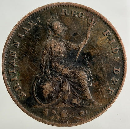 1854 Victoria Farthing Coin | Collectable Grade