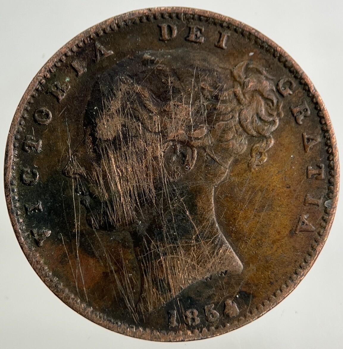 1854 Victoria Farthing Coin | Collectable Grade