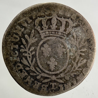 1723 France 1/10 Ecu / 12 Sols Silver Coin | Collectable Grade