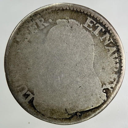 1741 France 1/5 Ecu Silver Coin | Collectable Grade